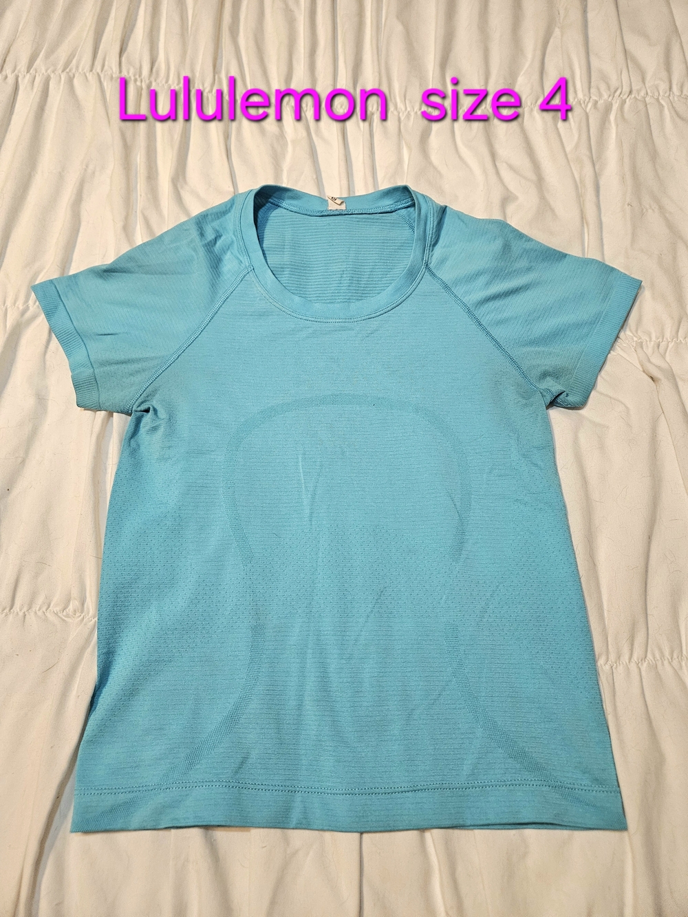 Lululemon Shirt Sleeved Swiftly Tech - Turquoise